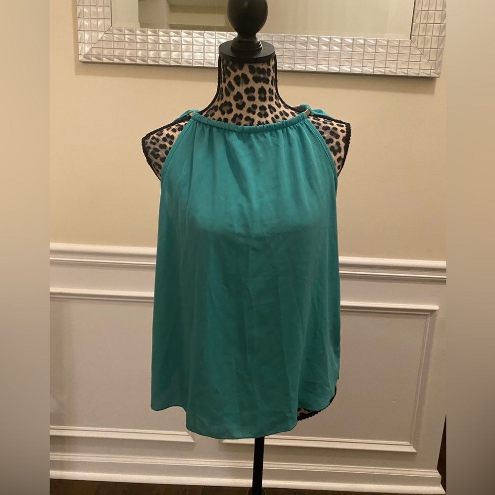 Beautiful Seafoam Green Blouse Size XL (Cart F-122)